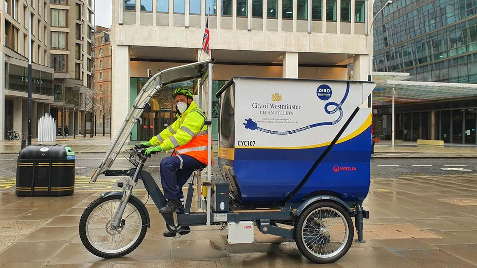Keep an eye out for electric tricycles in Westminster 